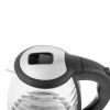 ZOKOP American Standard HD-1858L 1.8L 110V 1100W Electric Kettle Stainless Steel High Quality Borosilicate Glass Seven Colors Of Lights